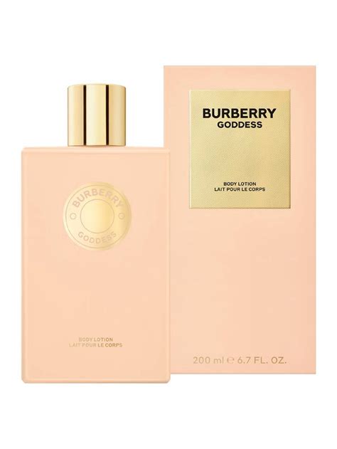 burberry goddess body lotion